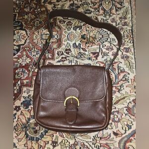 Coach 4164 Bedford Flap Dark Brown Leather Shoulder Bag